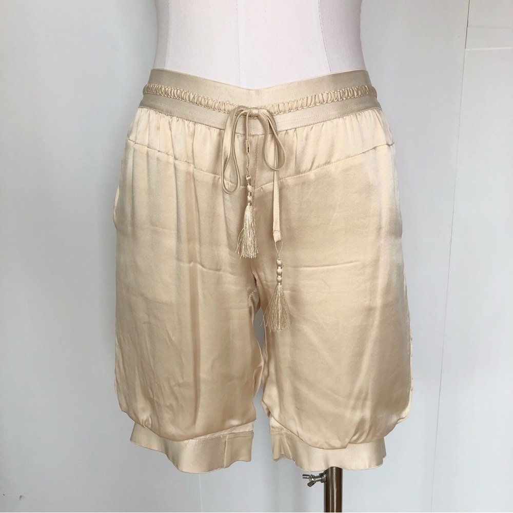 Elegant Cream Women's Bloomer Shorts